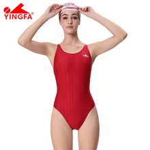 Yingfa профессиональный купальник для девочек, тренировочный купальник, устойчивый к хлору, цельный купальный костюм для соревнований