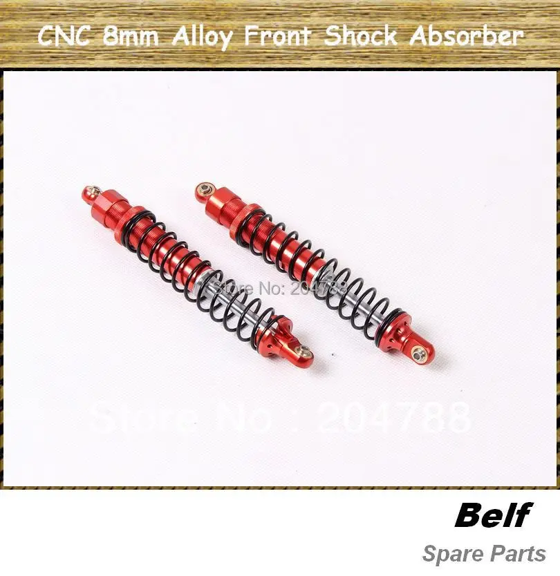 Baja upgrade parts,CNC 8mm Alloy Front Shock Absorber, Free shipping