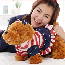 Мягкие животные светло-коричневая собака плюшевая Тедди игрушка около 50 см Игрушечный Пудель Собака Мягкая кукла t7068