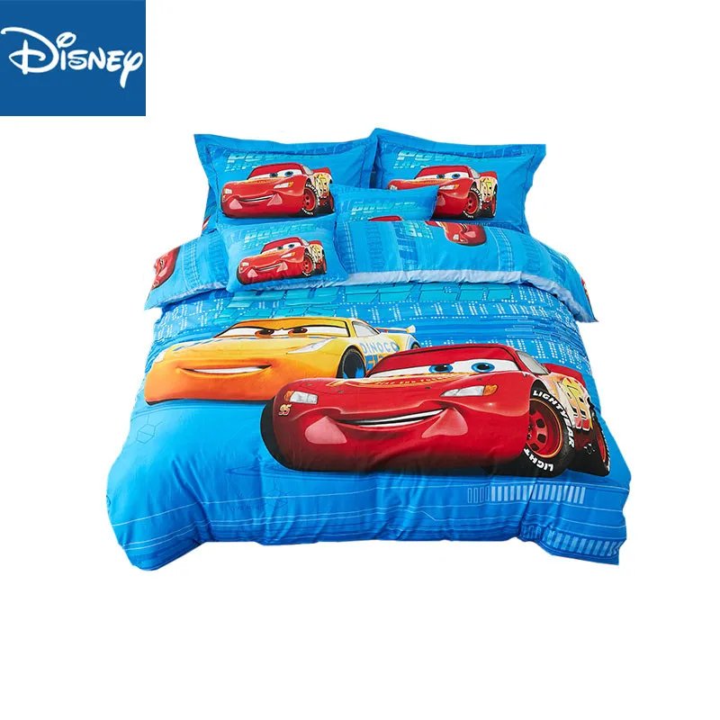 New Lightning Mcqueen Cars Bed Linens 3d Bedding Set Twin Size