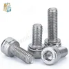 10/50pcs M1.4 M1.6 M2 M3 M4 M5 M6 304 A2-70 Stainless Steel DIN912 Hexagon Hex Socket Cap Allen Head Bolt Screw Length 2-80mm ► Photo 2/3