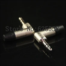 2 шт. Neutrik 3,5 мм(1/") стерео правый угол штекер посеребренный аудио стерео разъем