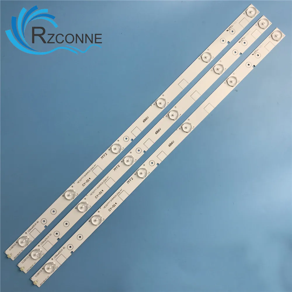 

571mm LED Backlight strip 6 lamp For Hisense 32"TV LED32K20JD LED32K30JD E227809 LED32EC260JD LED32EC110JD HXF-S 6V/LED