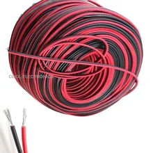 30 м 22AWG Красный Черный 2 Pin электронный кабель удлинитель