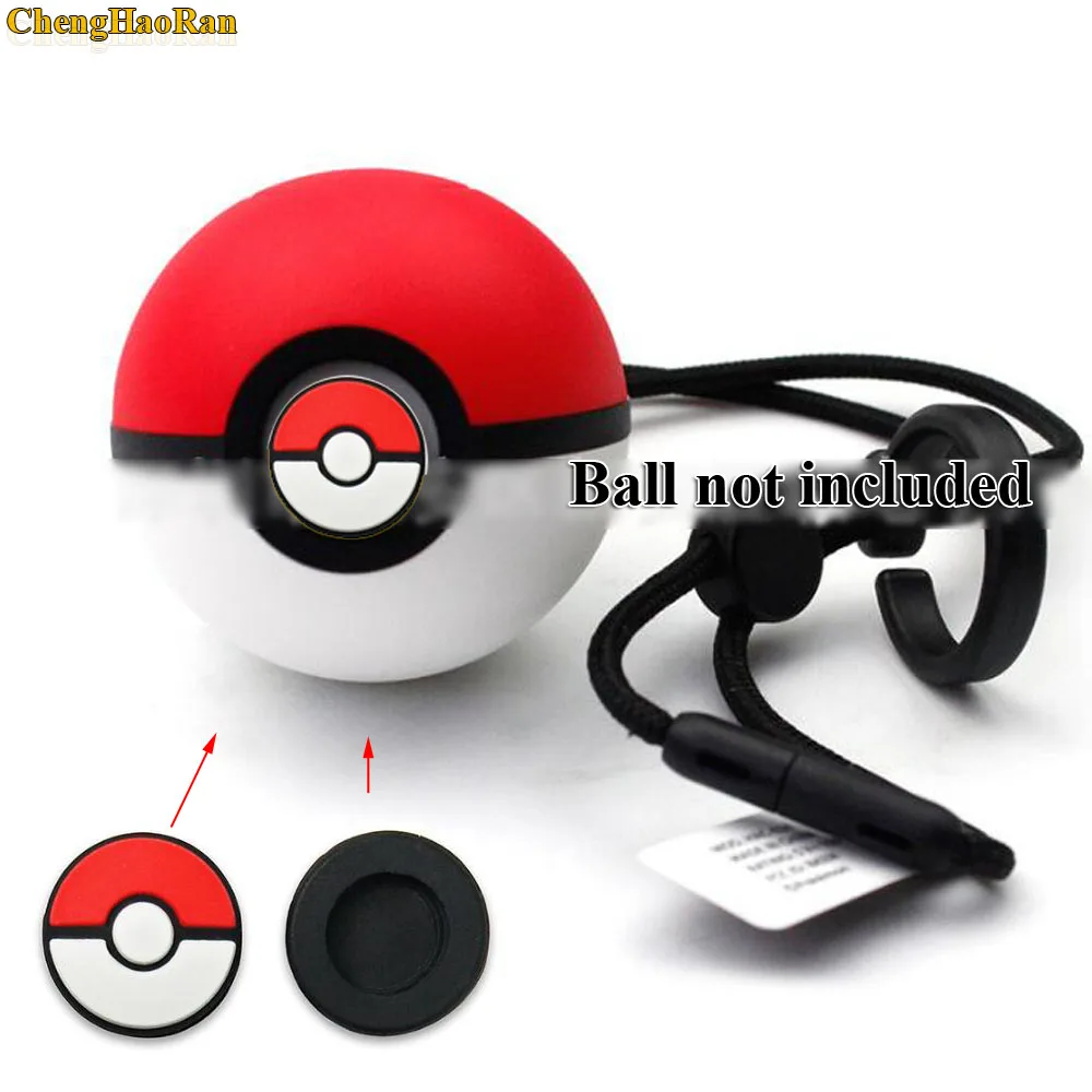 

ChengHaoRan 1pcs Thumb Stick Grips Cap Joystick Cover For Switch NS Joy Con Controller Poke mon Poke ball Plus Handle Pokeball