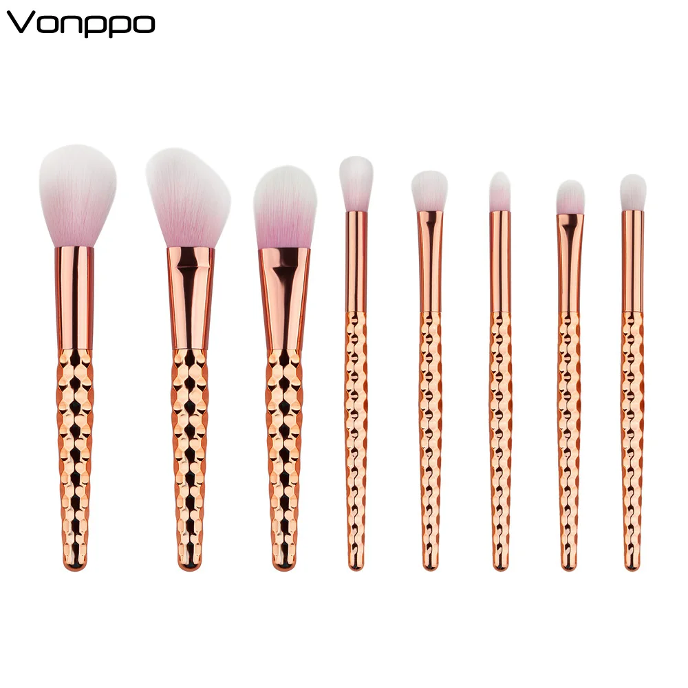 New Arrival 8pcs Professional Makeup Set Facial Care Powder Blush Women Makeup Brushes Cosmetics
