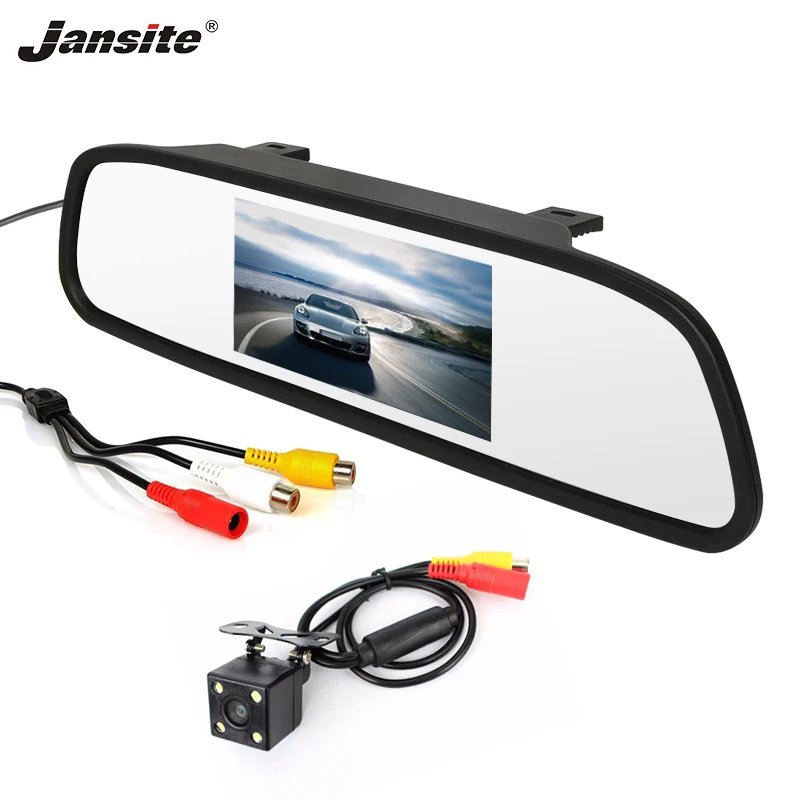 

Jansite 4.3" TFT LCD Screen Car Rearview Monitor HD Display camera Reverse Assistance Camera Paking System For Vehicle monitors