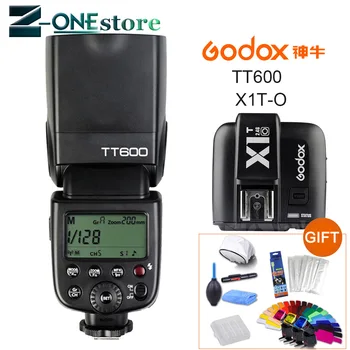 

Godox TT600 2.4G Wireless Camera Flash Speedlite + X1T-O TTL 1/8000s 2.4G Wireless Trigger Transmitter for Olympus Panasonic