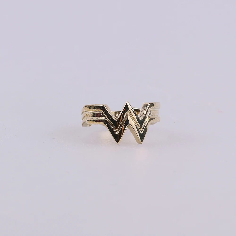 2017 Movie Wonder Woman Superhero Diana Prince Leather Headgear Metal Badge Rings  Cosplay Bronze Crown Band Headgear Woman (4)