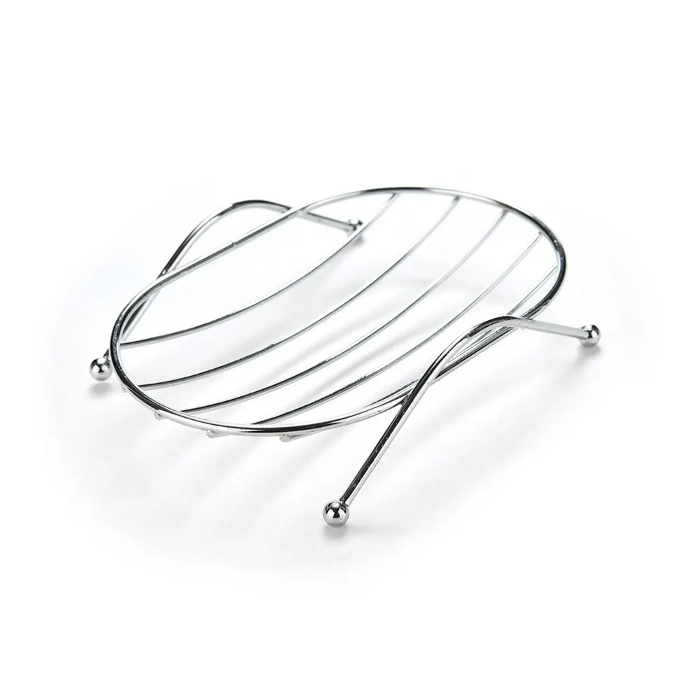 Soap Holder Soap Dishes Case Stainless Steel Brand Bathroom Accessories Rust-resistant Saver Basket for Bathroom Shower