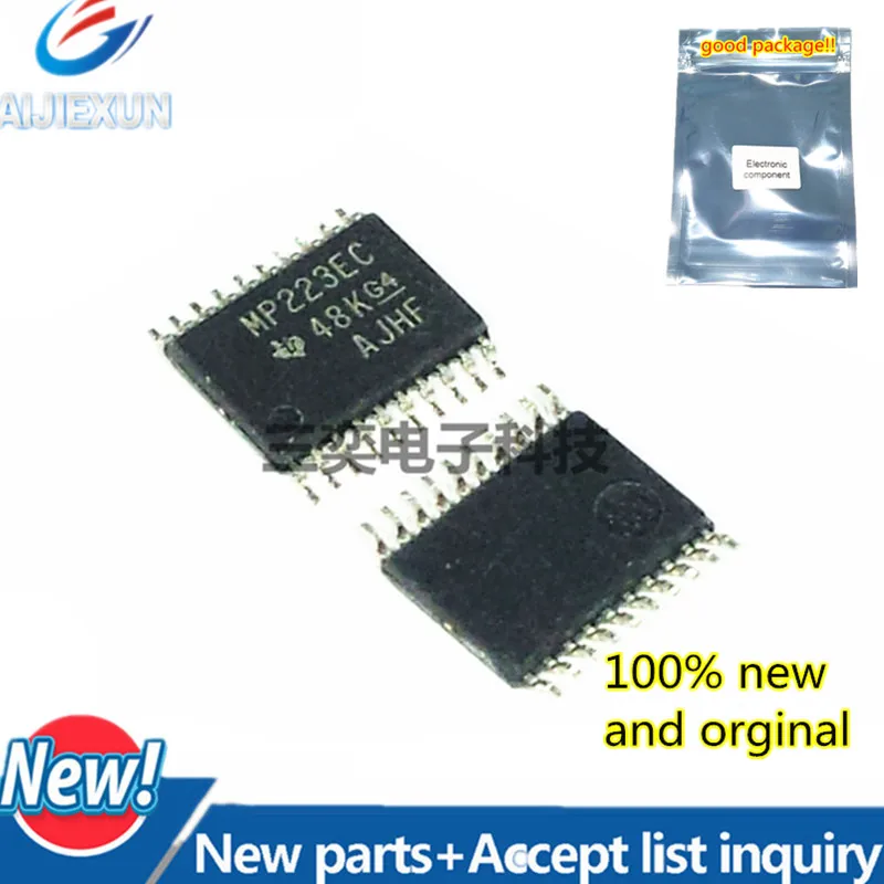 5 шт. 100% новый и оригинальный MAX3223ECPWR MAX3223ECPW MP223EC TSSOP20 3-V до 5,5 v-образный вырез, многоканальный RS-232 линейный драйвер/получают в наличии на складе