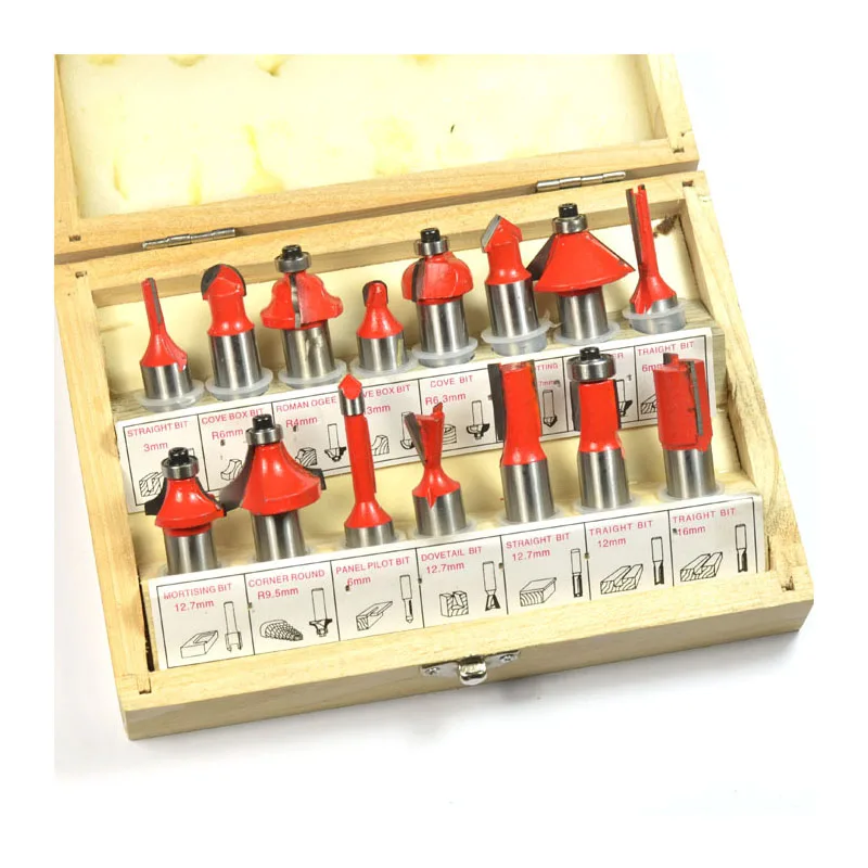 1/2" 12.7mm Wood Router Bits Set Engraving Machine Milling Cutter Wood