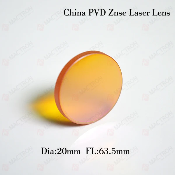 

Dia 20MM Laser Optics (Chinese ZnSe Materials,Dia 20mm,FL63.5mm)