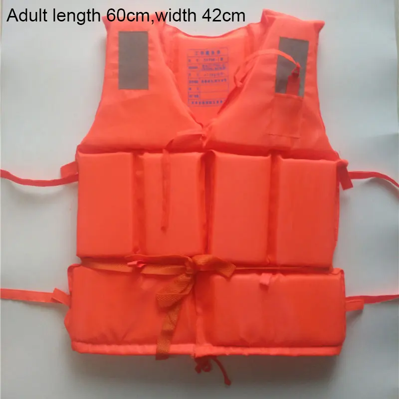 Профессиональные детские/для взрослых плавучесть спасательный жилет плавательная безопасности горнолыжный шлем для выживания помощи взрослых спасательный жилет зеленый камуфляж F - Цвет: adult 60cm 40cm