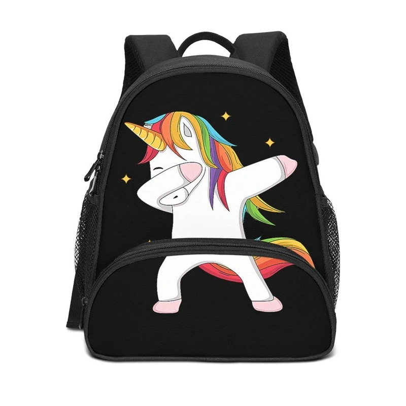 

2019 Cartoon Kids School Bags Children Girl Small School Backpacks Baby Mochila Infant Rainbow Horse Shoulder Bags Boy Backpacks