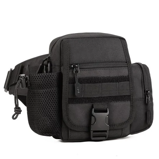 Сумки на пояс, мужские сумки-мессенджеры, повседневные многофункциональные сумки для путешествий с камерой, стильные сумки на плечо, Модные Военные сумки через плечо для верховой езды Y11 - Цвет: Черный