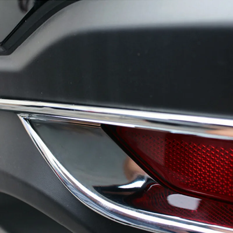 ABS-Chrome-For-Subaru-Forester-2014-2015-2016-2017-Car-Rear-Fog-Light-Lamp-Bumper-Cover (4)
