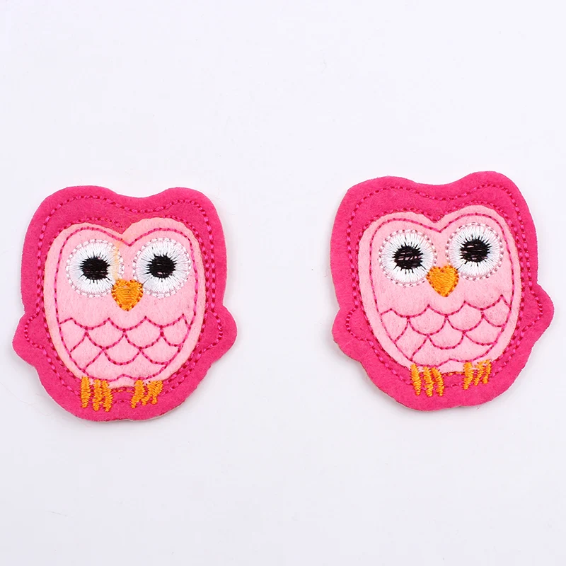 10pcs Owl Embroidered Patches Iron Sew On Appliques Badge Fabric Sticker Craft