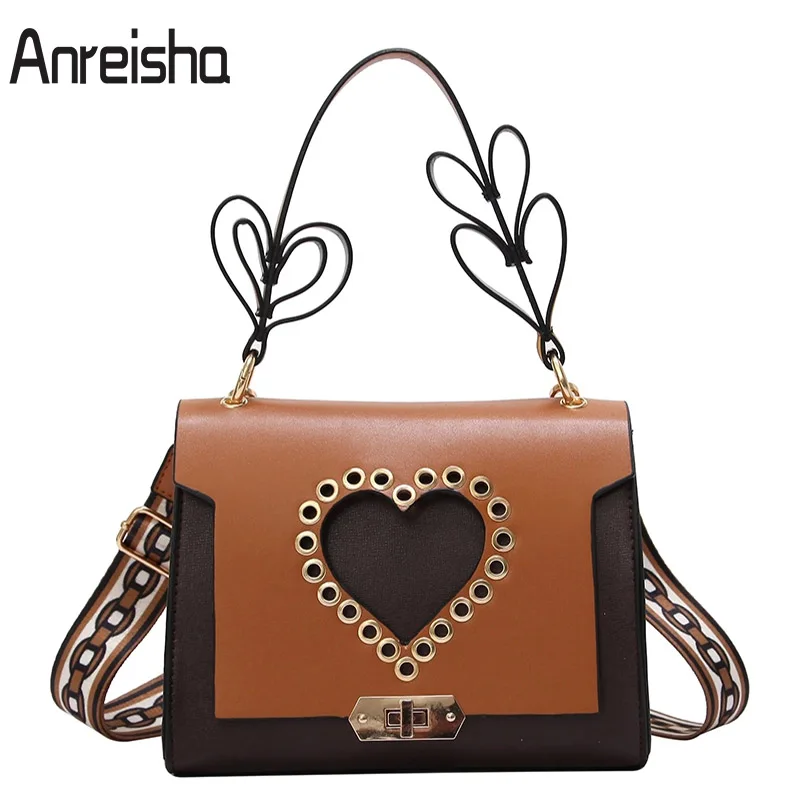 

Anreisha New Design Women Shoulder Bags 2018 Fashion Soft PU Leather Handbags Office Ladies Tote Handbag messenger Bag Women bag