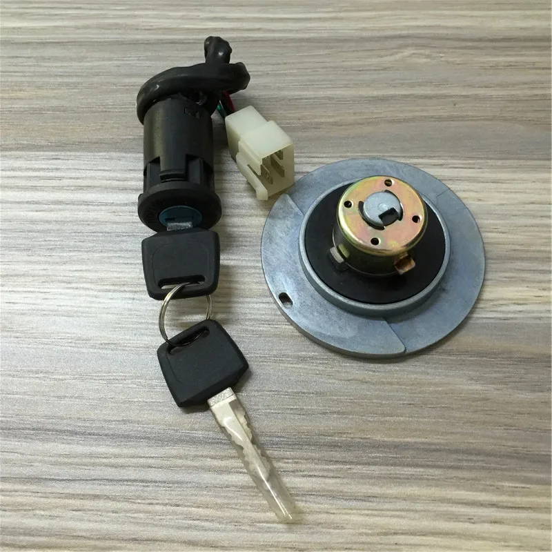 Starpad para Acessórios da Motocicleta para Grandes Tanque de Tanque de Ferro com Chave Bezerros Praia Bloqueio Duplo Aberto um 4 Cadeados e travas