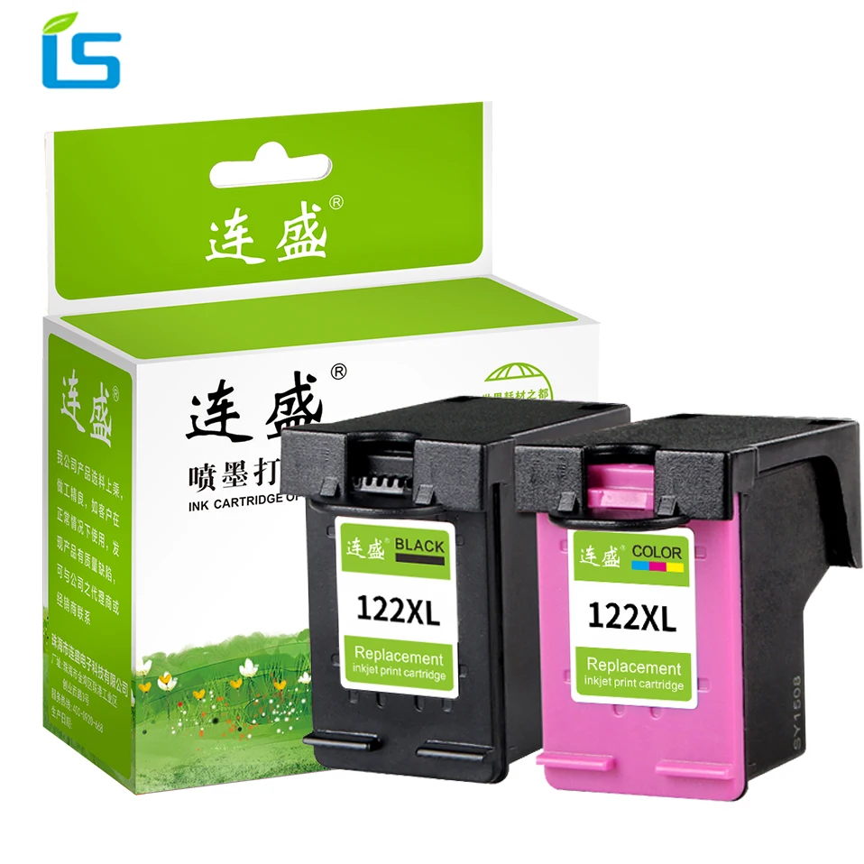 Скидка 2 шт. компл. 122xl 122 XL переработанный чернильный картриджи совместимые для hp 3052A 3054 4500 4632 3000 1000 1050 2000 2510 принтер