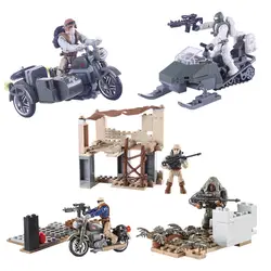 Армия Военная Униформа серии лесной Снайпер мини частиц 6 лет детей Building Block кукла игрушка