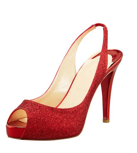 Made-to-orderMade-to-order Handamde Women Shoes Red Peep Toe Thin High Heel Open Heel Platform Ladies OL Pumps Spike Heel Summer