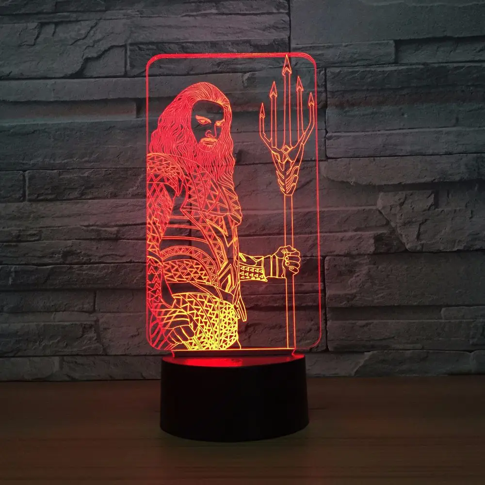جديد منضدة صغيرة تزين المادة الإبداعية ثور 3D البصرية اللون نوم فانوس جو هدية لإرسال الأطفال و عاشق Y17