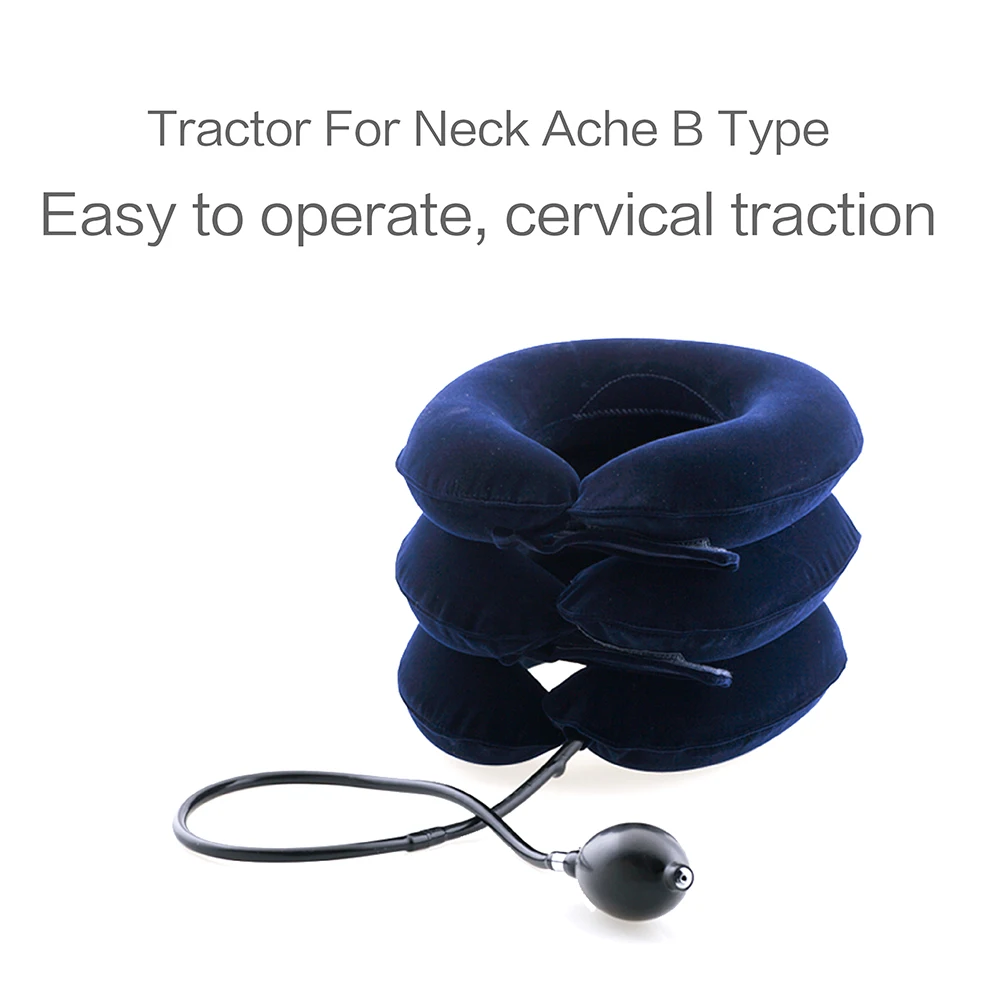 Yuwell B Тип надувной воздушный позвонка устройство для снятия шейки матки медицинский, для шеи для расслабления для лечения массажер мягкие шейные Корсеты и поддержка