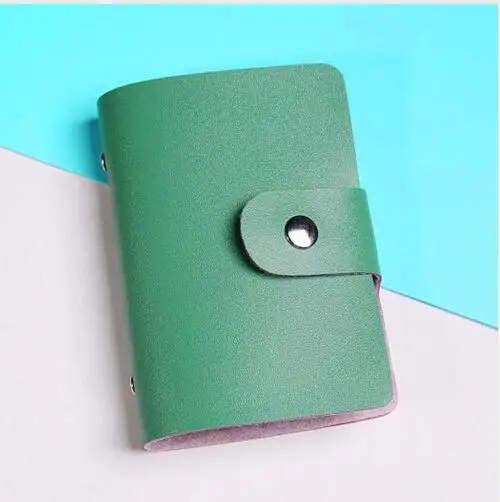 

High Quality Men's Wallet Leather Visiting Cards Credit Card Holder Case Wallet Business Card Package Women's Handbags Hot Sale