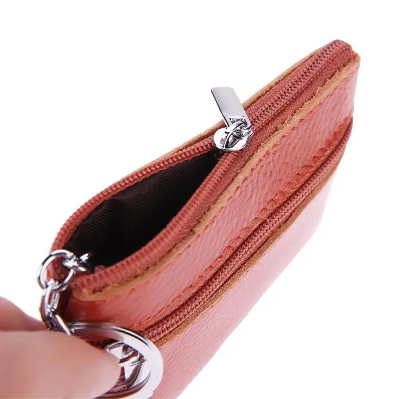 Новые унисекс из кожзаменителя портмона Для женщин небольшое изменение Деньги сумки карман на молнии Мини кошельки Key Holder Case дети