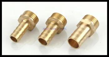 

15Pcs/Lot BG6-03 6mm-3/8" BSP Male Barbs Hose Brass Adapter Coupler