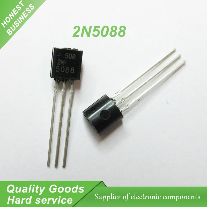 50pcs 2N5088 5088 TO 92 NPN Gen Pur SS Bipolar Transistors BJT new ...