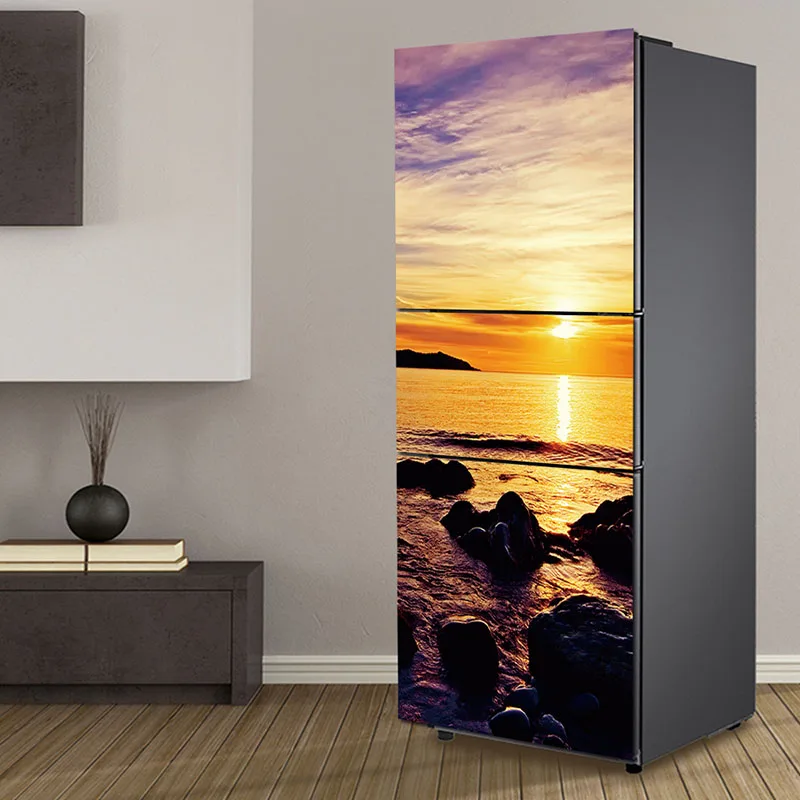  Fridge Door Stickers For Kitchen Living Room Refrigerator Decoration Home Decor (10)