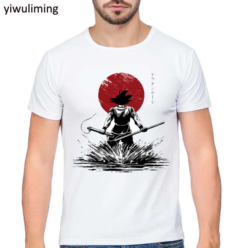 

Dragon Ball T Shirt Men Summer Dragon Ball Z super son goku Slim Fit Cosplay 3D T-Shirts vegeta Tshirt Homme