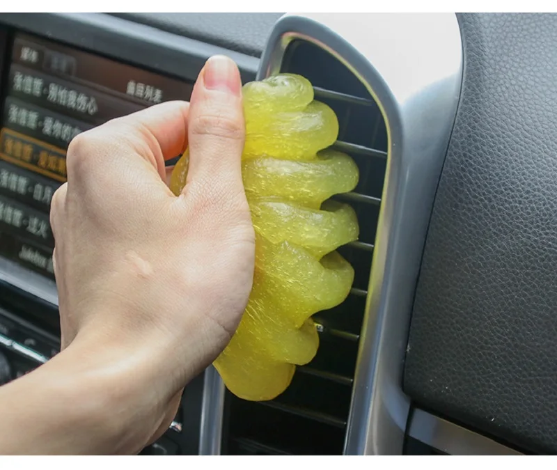 Car Clean soft rubber car suppliesinterior For BMW Benz air conditioning air outlet dust universal removal clean Gel (3)