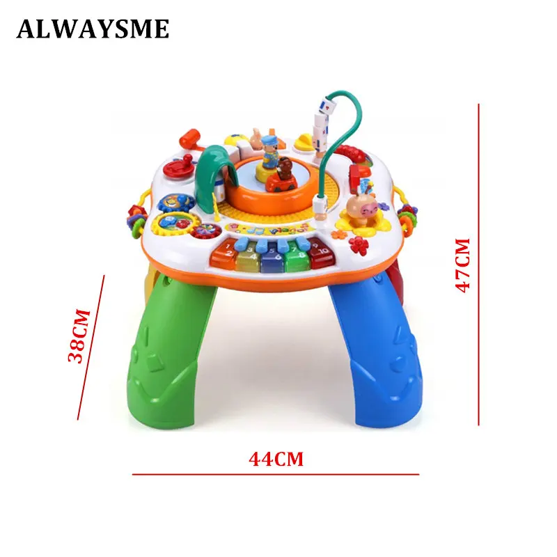 ALWAYSME di Apprendimento E Scanalatura Musicale Da Tavolo Centro di Attività Musicale Alla Scoperta di Educativi Giocattoli Sedersi E Stare E Gioco di Attività