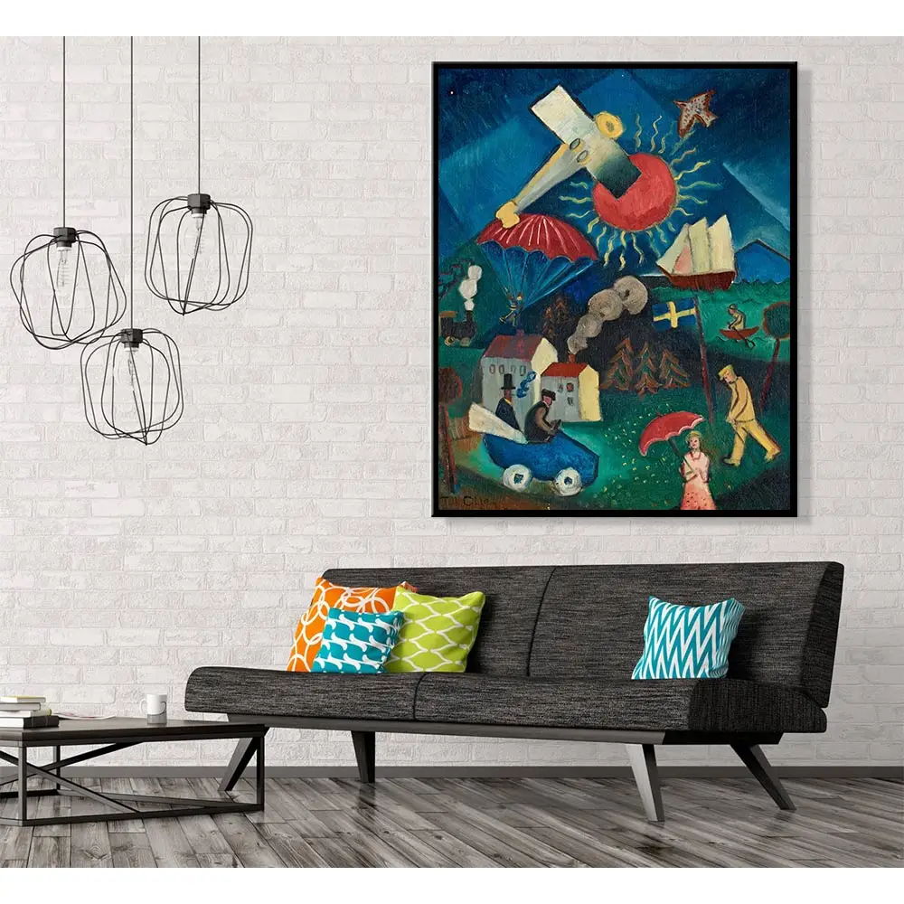 2018 пейзаж абстрактный Decoracion холст картины поп-Книги по искусству Mordern Nordic плакат