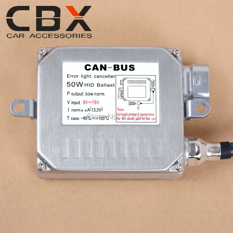 

Free Shipping 50W 12V High Quality AC Hyluxtek HID Bi Xenon Ballast 2A50 Can-bus Error Light Canceller for Most Cars