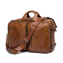 Мульти-функциональный кожаный рюкзак