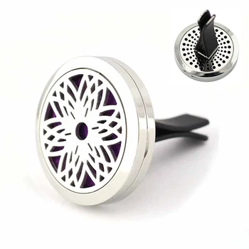 

30mm Stainless Steel Factory Wholesale Car Air Freshener Aromatherapy Essential Oil Diffuser
