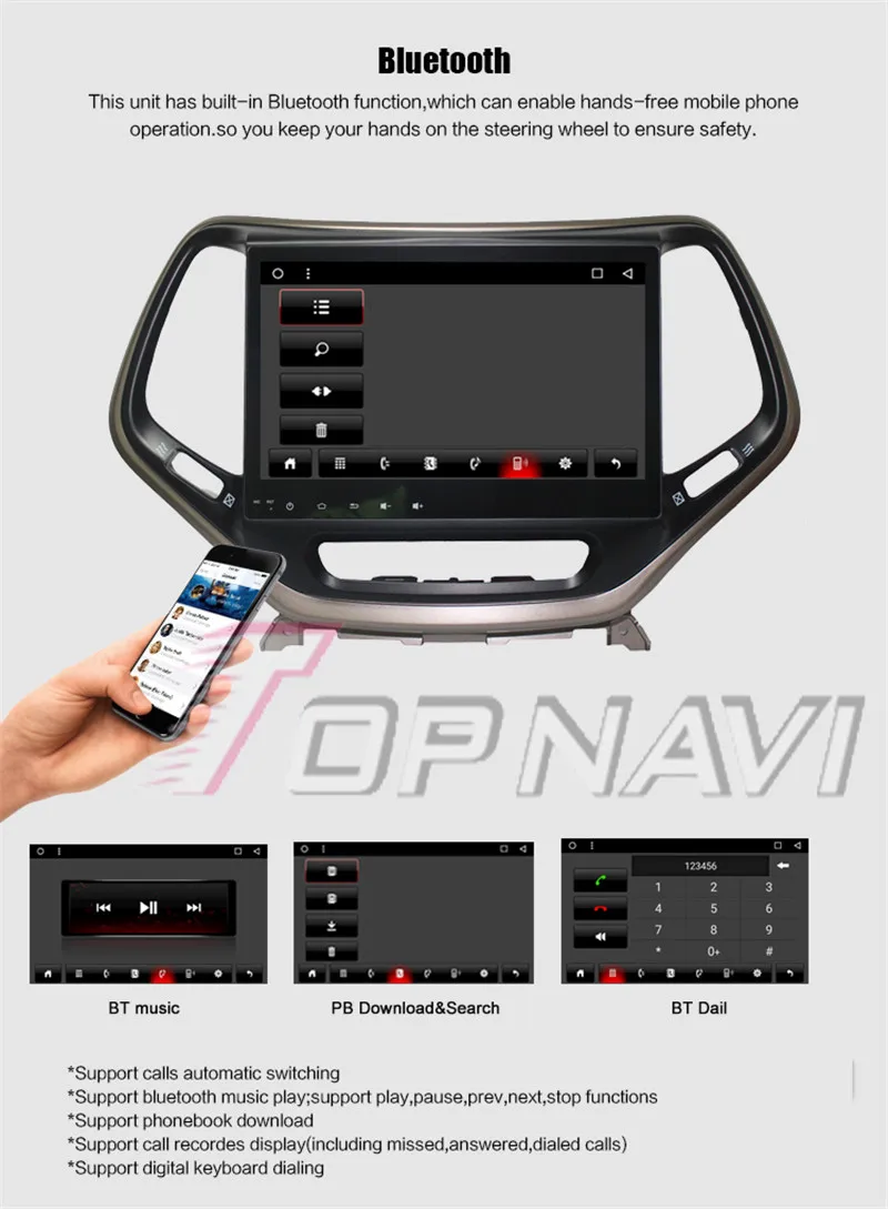 multimedia car For Jeep Cherokee 2016