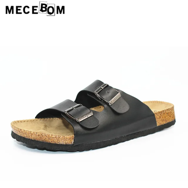 Fashion Summer women's cork slippers big size 35-46 unisex beach slippers lady flip-flops zapatillas feminino a3