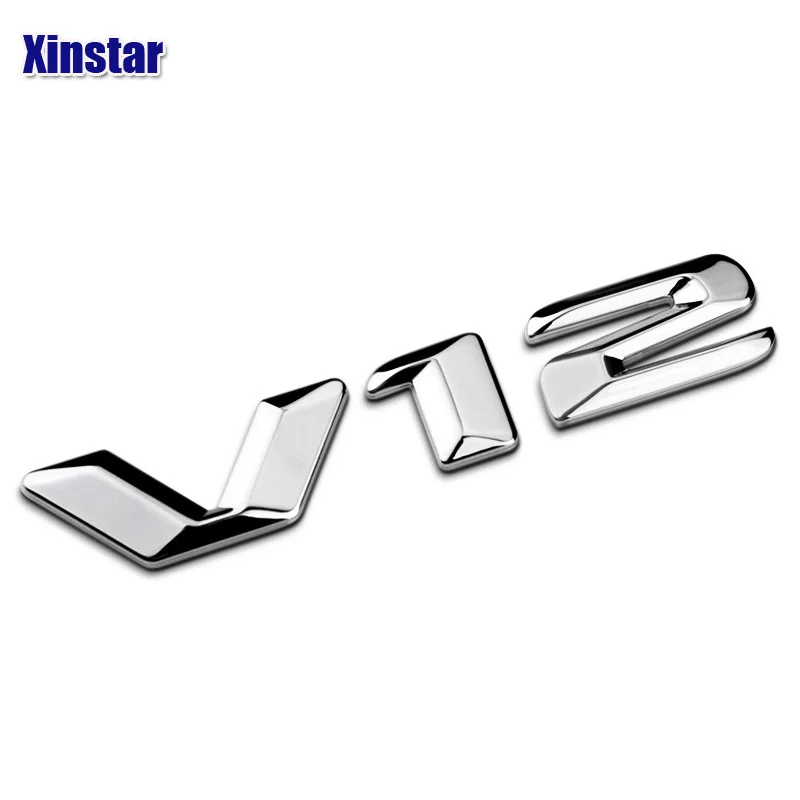 

2pcs V12 Car fender sticker emblem for Mercedes-Benz AMG