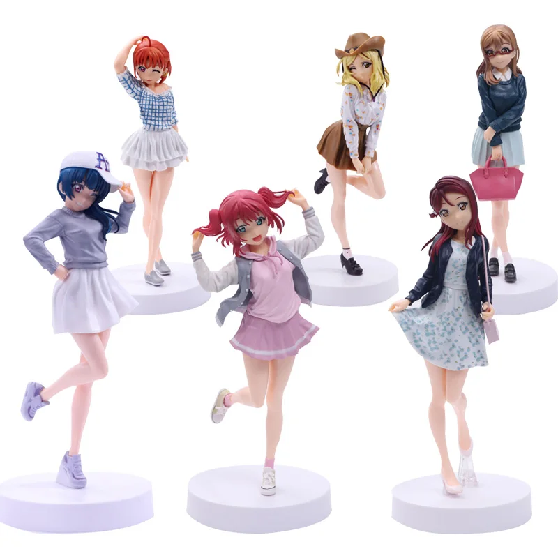 

24cm Anime Love Live EXQ SUNSHINE Girls School Idol Project Kunikida Hanamaru Ruby Kurosawa PVC Figure Collectible Model Toys