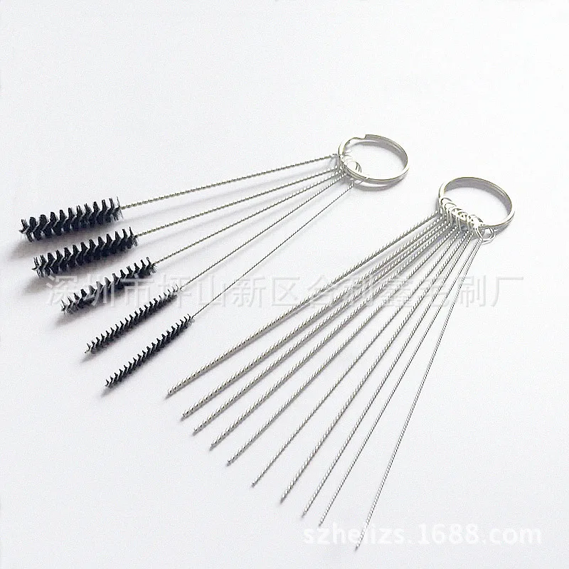 

15pcs/set Auto Car Motorcycle Carburetor Carbon Dirt Jet Remove Cleaning Needle Brush Cleaning Kit Nylon Metal Tool Accessories