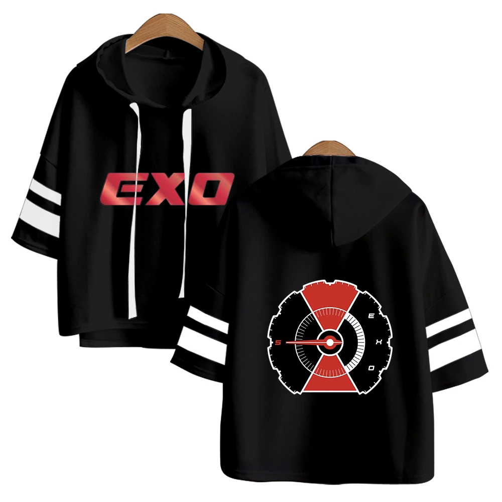  exo 2019 love shot korean style hoodies sweatshirt clothes kpop kawaii summer hoodies women harajuk