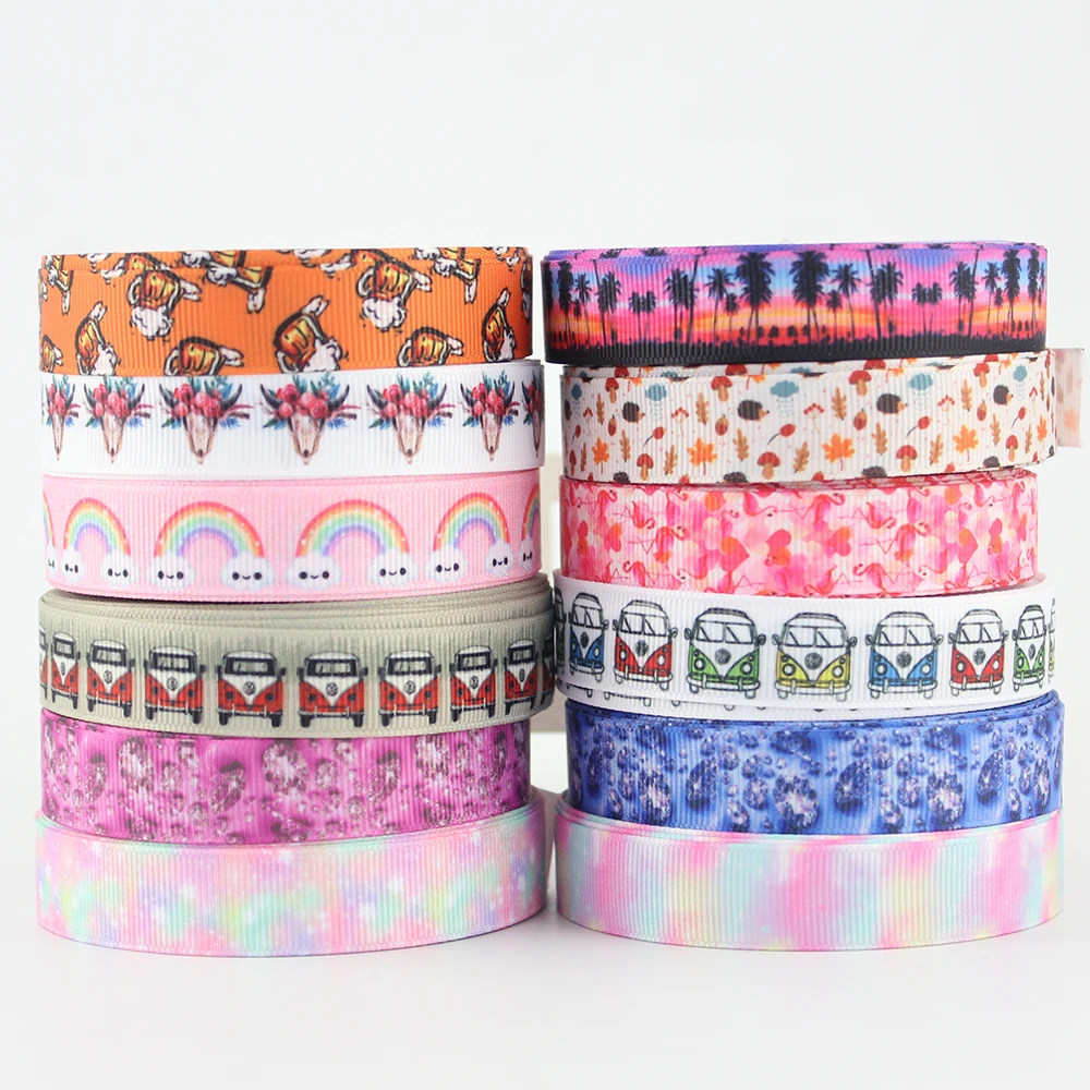 printed grosgrain ribbon 16mm (1)