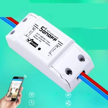 Sonoff умный дом беспроводной пульт дистанционного управления Wifi переключатель Интеллектуальный таймер переключатель DIY умный переключатель модуль через Android IOS Телефон