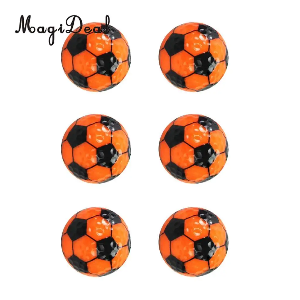 MagiDeal Set 6 Golf Ball Training Practice Balls for Children Adult Beginners Home Garden Travel Indoor Outdoor Sports Gift